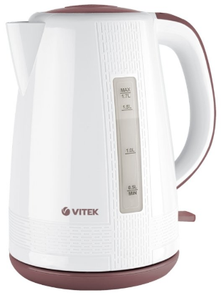 Изображение Электрический чайник VITEK VT-7055 W (2150 Вт/1,7 л /пластик/белый)