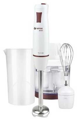 Изображение Блендер VITEK VT-8522W (погружной/800 Вт/белый)