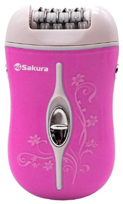 Изображение Эпилятор Sakura SA-5540P белый, розовый (от сети, от аккумулятора)