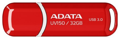 Изображение USB flash ADATA DashDrive UV150,(USB 3.0/32 Гб)-красный (AUV150-32G-RRD)