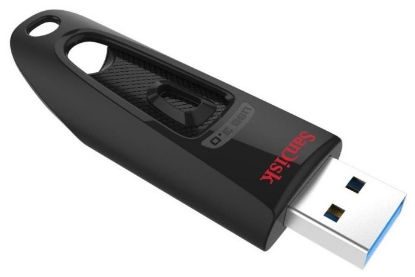 Изображение USB flash SanDisk Ultra,(USB 3.0/64 Гб)-черный (SDCZ48-064G-U46)