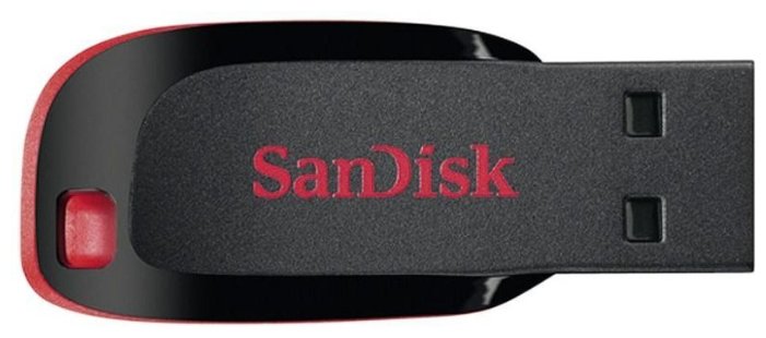 Изображение USB flash SanDisk Cruzer Blade,(USB 2.0/8 Гб)-красный, черный (SDCZ50-008G-B35)