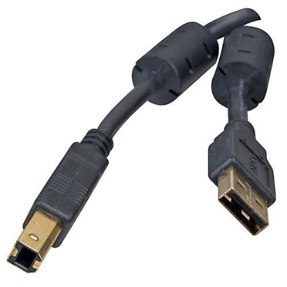 Изображение Кабель соединительный 5BITES UC5010-030A USB 2.0 A USB 2.0 B черный 3 м