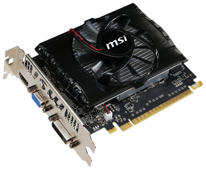 Изображение Видеокарта MSI GeForce GT 730 V2 N730-2GD3V2 2 Гб (NVIDIA GeForce GT 730, GDDR3)/(N730-2GD3V2)