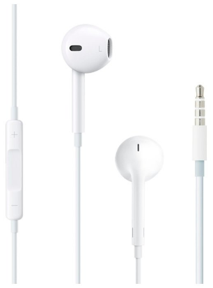 Изображение Наушники Apple EarPods (3.5 мм) белый