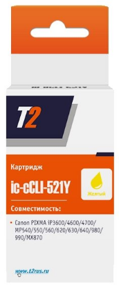 Изображение Картридж T2 IC-CCLI-521Y с чипом