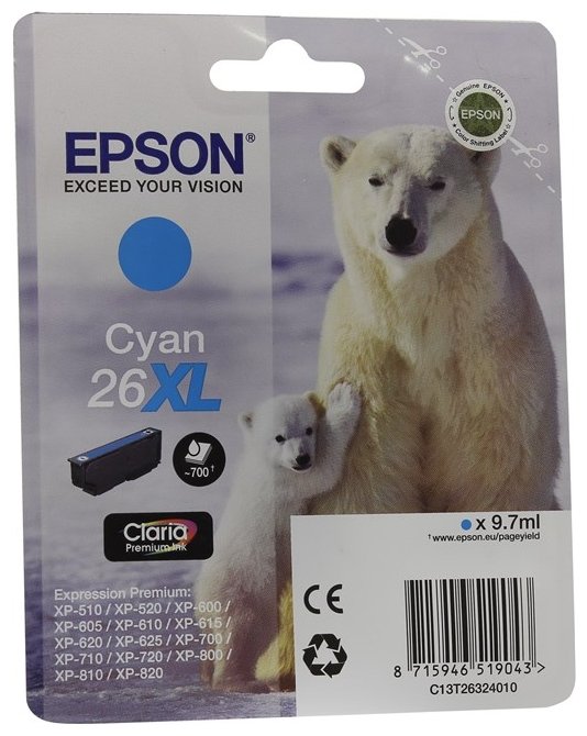 Изображение Картридж Epson C13T26324010