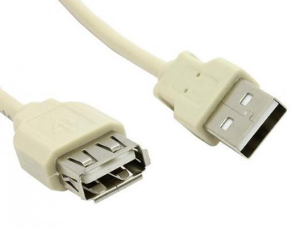 Изображение Кабель удлинительный 5BITES UC5011-018C USB 2.0 A USB 2.0 A серый 1,8 м