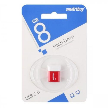 Изображение USB flash SmartBuy Lara,(USB 2.0/8 Гб)-красный (SB8GBLara-R)