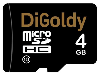 Изображение Карта памяти Digoldy MicroSDHC Class 10 4 Гб