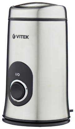 Изображение Кофемолка VITEK VT-1546 SR (50 г/150 Вт /серебристый)