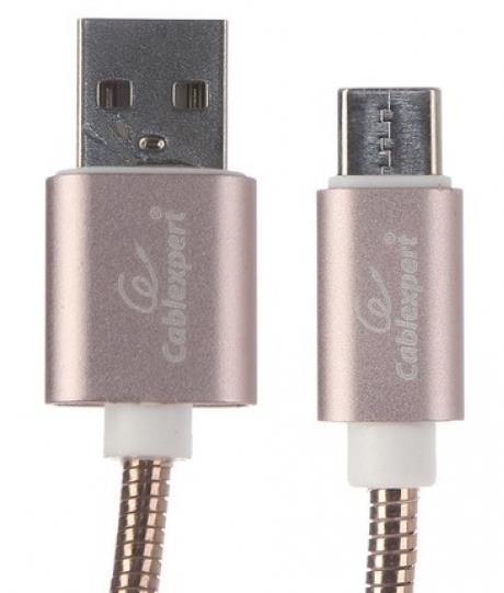 Изображение Кабель соединительный Gembird CC-G-USBC02Cu-1.8M  USB 2.0 A USB 3.0 C золотой 1,8 м