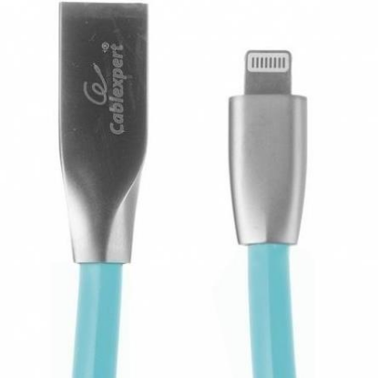 Изображение Кабель соединительный Gembird CC-G-APUSB01Bl-1M USB 2.0 A Lightning 8P синий 1 м