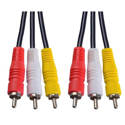 Изображение Кабель соединительный Perfeo R3104 RCA x3-RCA x3 (черный) (3 м)