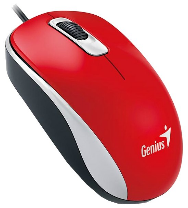 Изображение Мышь Genius DX-110 красный