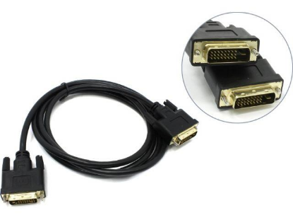 Изображение Кабель ExeGate EX257294RUS DVI-D-DVI-D (черный) (1,8 м)