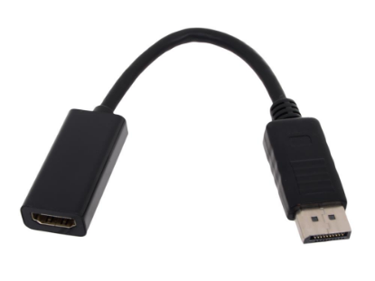 Изображение Переходник Telecom TA533 DisplayPort-HDMI (черный) (0,2 м)