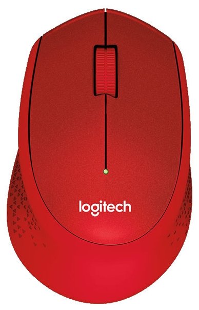 Изображение Мышь Logitech M330 красный