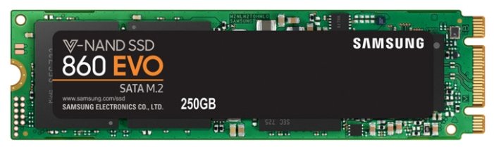 Изображение SSD диск Samsung 860 EVO 250 Гб 2280 (MZ-N6E250BW)