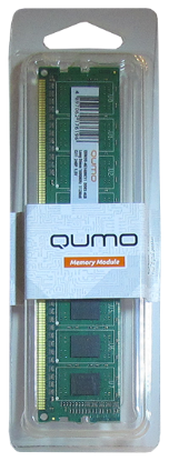 Изображение Оперативная память 4 GB DDR3 Qumo DDR3 1600 DIMM 4Gb QUM3U-4G1600C11 (12800 МБ/с, 1600 МГц, CL11)