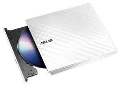 Изображение Оптический привод Asus SDRW-08D2S-U LITE White (DVD RW DL/USB 2.0/белый)