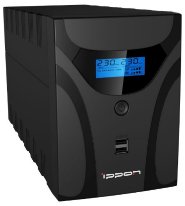 Изображение ИБП IPPON Smart Power Pro II 2200 (интерактивный 1200 Вт  ступенчатая аппроксимация синусоиды)