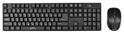 Изображение Комплект клавиатура и мышь Oklick 210M Wireless Keyboard&Optical Mouse Black USB