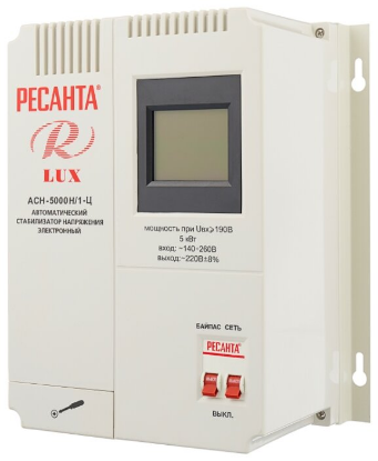 Изображение Стабилизатор Ресанта LUX АСН-5000Н/1-Ц (релейный  5 кВт)