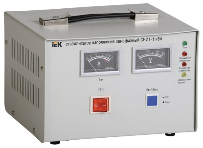 Изображение Стабилизатор IEK СНИ1-1 кВА (электромеханический 1 кВ·А )