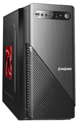 Изображение Корпус ExeGate BAA-103 (mATX, черный, 450 Вт)/(EX277799RUS)