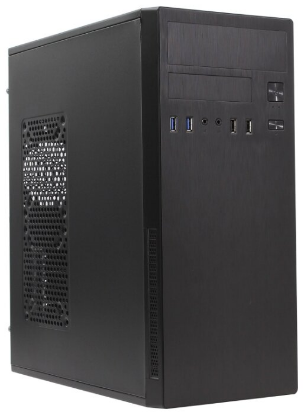 Изображение Корпус Powerman DA-812 (mATX, ATX, черный, 500 Вт)/(6131895)