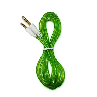 Изображение Кабель соединительный CBR CB 10 Green 3.5 mm jack-3.5 mm jack (зеленый) (1,5 м)