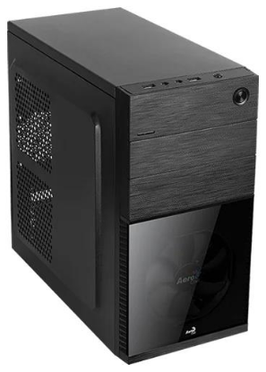 Изображение Корпус AeroCool CS-105 Black (mATX, Mini-ITX, черный, без БП)/()