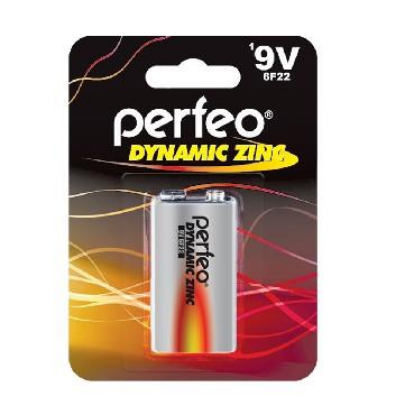 Изображение Батарейка Perfeo 6F22/1BL DYNAMIC ZINC ( 9 В  )