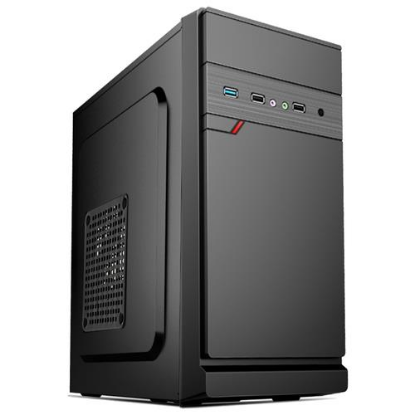 Изображение Корпус ExeGate BAA-106 (mATX, черный, 450 Вт)/()