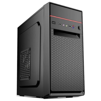 Изображение Корпус ExeGate BAA-107U (mATX, черный, 350 Вт)/()