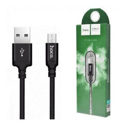 Изображение Кабель соединительный Hoco HC-62905 X14 USB 2.0 A Micro USB 2.0 B черный 1 м