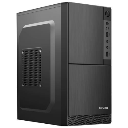 Изображение Корпус Ginzzu B190 (mATX, черный, без БП)/()