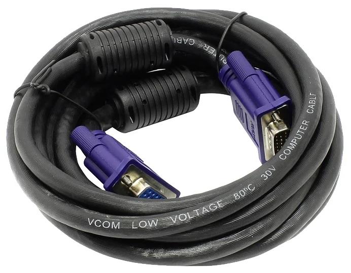 Изображение Кабель VCOM VVG6460 VGA-VGA (черный) (3 м)