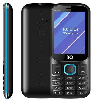 Изображение Мобильный телефон BQ 2820 Step XL+,синий, черный