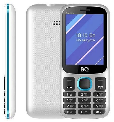 Изображение Мобильный телефон BQ 2820 Step XL+,синий, белый