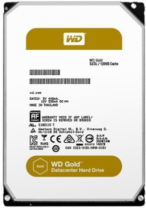 Изображение Жесткий диск 3.5" 8000 ГБ Western Digital Gold, 7200 rpm, 256 МБ