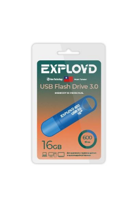 Изображение USB flash Exployd 600,(USB 3.0/16 Гб)-синий ()