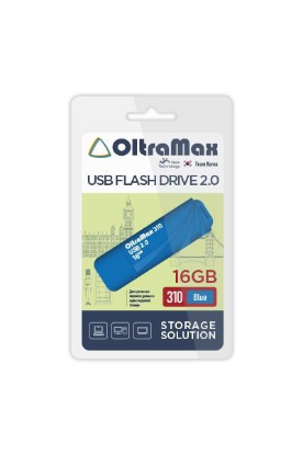 Изображение USB flash OltraMax 310,(USB 2.0/16 Гб)-синий ()