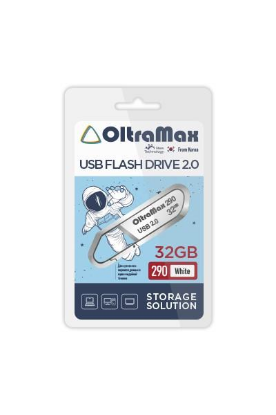 Изображение USB flash OltraMax 290,(USB 2.0/32 Гб)-белый ()