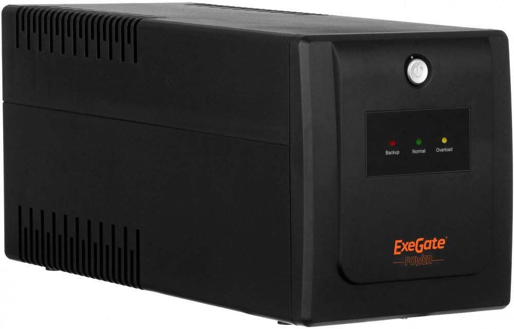 Изображение ИБП ExeGate SpecialPro UNB-600 (285603) (интерактивный 650 Вт  ступенчатая аппроксимация синусоиды)