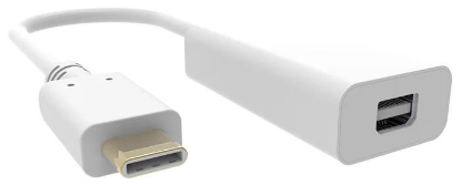 Изображение Переходник Buro BHP RET TPC_MDP mini DisplayPort-USB 3.1 C (белый) (0,15 м)