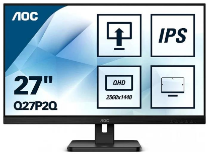 Изображение Монитор AOC Q27P2Q (27 "/2560x1440/TFT IPS)