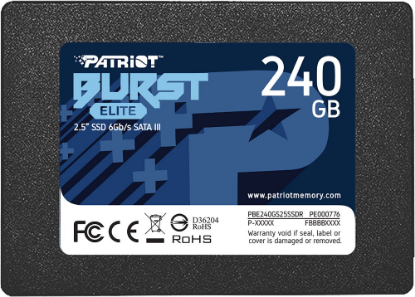 Изображение SSD диск Patriot Burst Elite 240 Гб 2.5" (PBE240GS25SSDR)