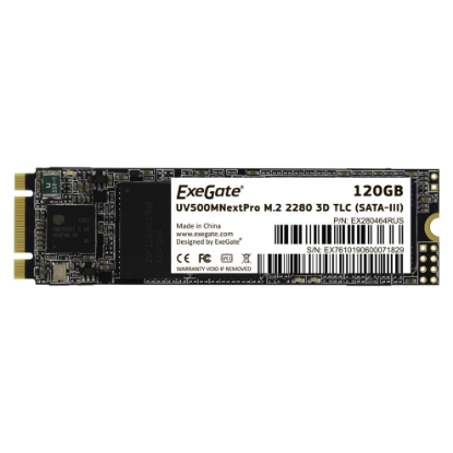 Изображение SSD диск ExeGate UV500MNextPro 120 Гб 2280 (EX280464RUS)